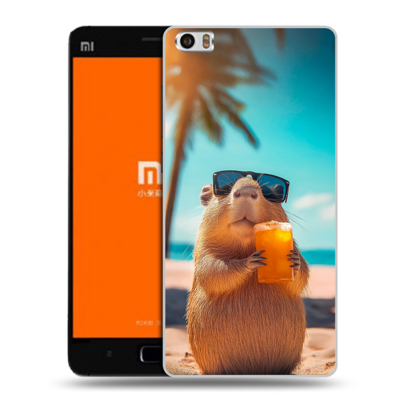 Силиконовый чехол на Xiaomi MI5 с принтом Капибара Силиконовый чехол на Xiaomi MI5 с принтом Капибара