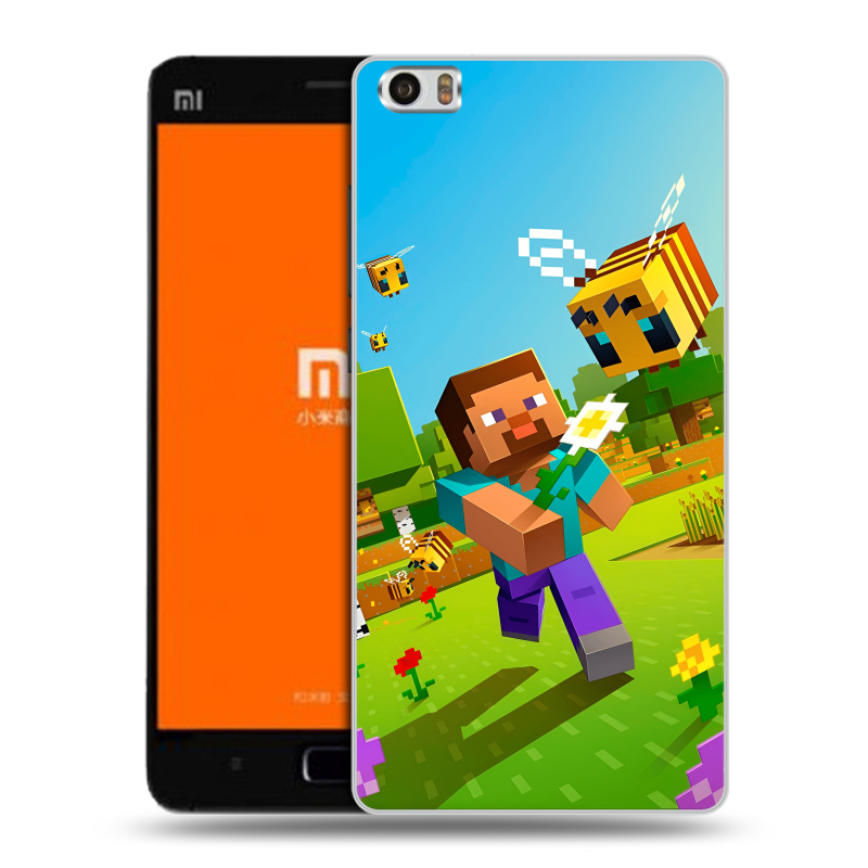 Силиконовый чехол на Xiaomi MI5 с принтом Майнкрафт Minecraft Силиконовый чехол на Xiaomi MI5 с принтом Майнкрафт Minecraft