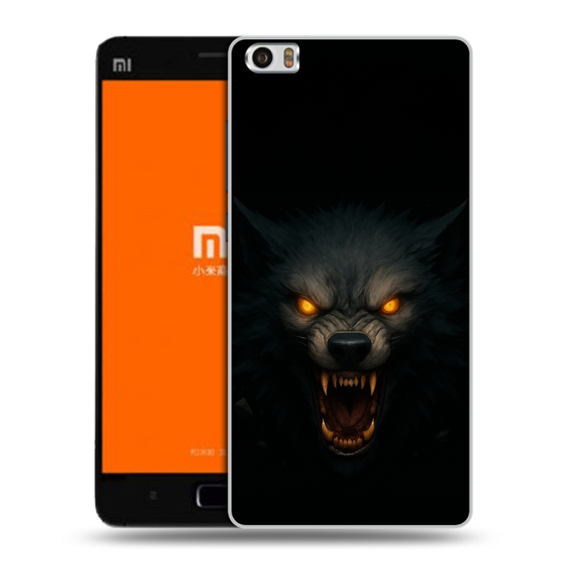 Силиконовый чехол на Xiaomi MI5 с принтом Волк Силиконовый чехол на Xiaomi MI5 с принтом Волк