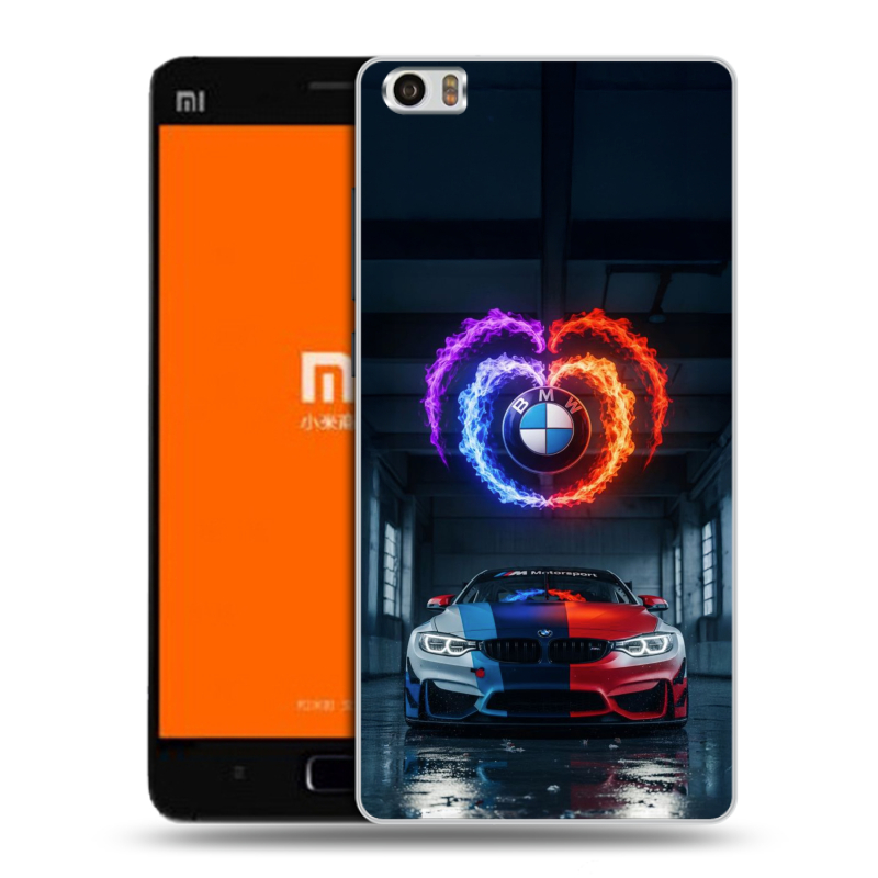 Силиконовый чехол на Xiaomi MI5 с принтом BMW БМВ Силиконовый чехол на Xiaomi MI5 с принтом BMW БМВ