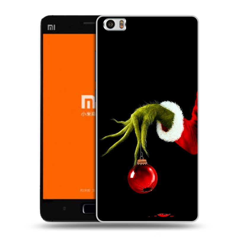 Силиконовый чехол на Xiaomi MI5 с принтом Новый год Гринч Силиконовый чехол на Xiaomi MI5 с принтом Новый год Гринч