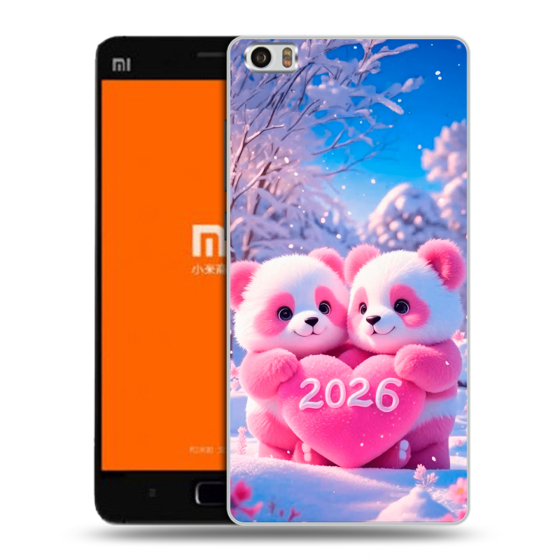 Силиконовый чехол на Xiaomi MI5 с принтом Новый год Силиконовый чехол на Xiaomi MI5 с принтом Новый год