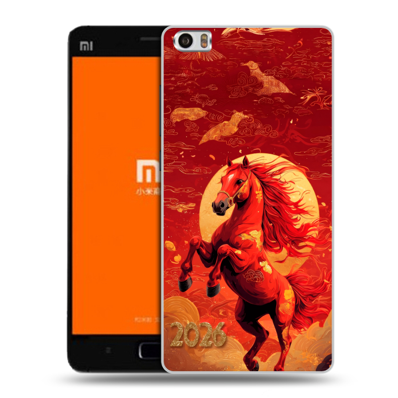 Силиконовый чехол на Xiaomi MI5 с принтом Новый год Силиконовый чехол на Xiaomi MI5 с принтом Новый год