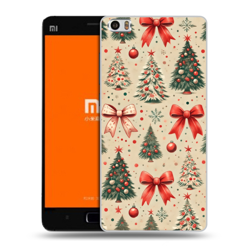 Силиконовый чехол на Xiaomi MI5 с принтом Новый год Силиконовый чехол на Xiaomi MI5 с принтом Новый год