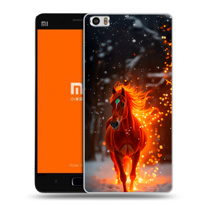 Силиконовый чехол на Xiaomi MI5 с принтом Новый год Силиконовый чехол на Xiaomi MI5 с принтом Новый год