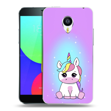 Пластиковый чехол на Meizu MX4 Pro с принтом Единорог