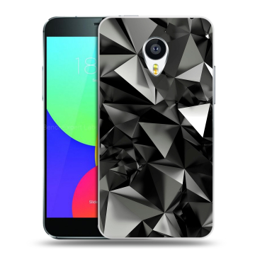 Пластиковый чехол на Meizu MX4 Pro с принтом Черные кристаллы