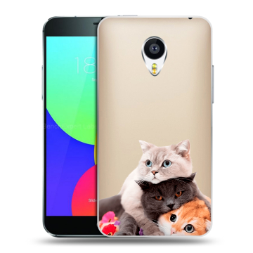 Пластиковый чехол на Meizu MX4 Pro с принтом Кошки