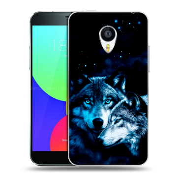 Пластиковый чехол на Meizu MX4 Pro с принтом Волки