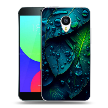 Пластиковый чехол на Meizu MX4 Pro с принтом Листья