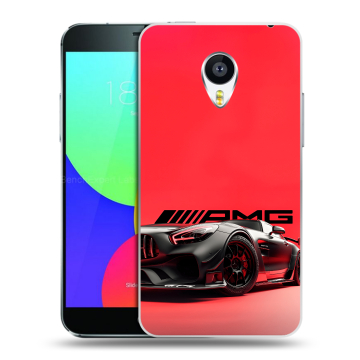Пластиковый чехол на Meizu MX4 Pro с принтом Мерседес Mercedes AMG