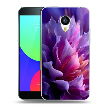 Пластиковый чехол на Meizu MX4 Pro с принтом женский цветы