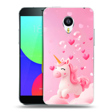 Пластиковый чехол на Meizu MX4 Pro с принтом Единорог