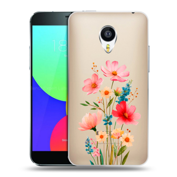 Пластиковый чехол на Meizu MX4 Pro с принтом Цветы