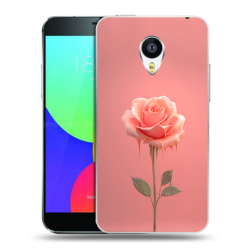 Пластиковый чехол на Meizu MX4 Pro с принтом Розовая роза