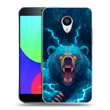 Пластиковый чехол на Meizu MX4 Pro с принтом Медведь