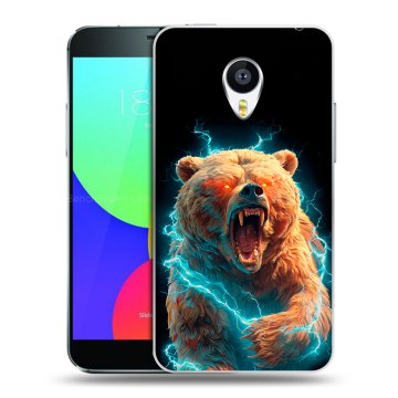 Пластиковый чехол на Meizu MX4 Pro с принтом Медведь