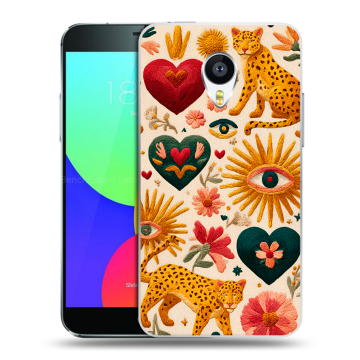 Пластиковый чехол на Meizu MX4 Pro с принтом Модный принт