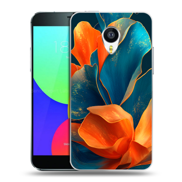 Пластиковый чехол на Meizu MX4 Pro с принтом Цветы