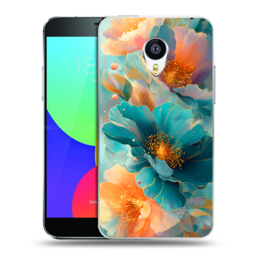 Пластиковый чехол на Meizu MX4 Pro с принтом Цветы