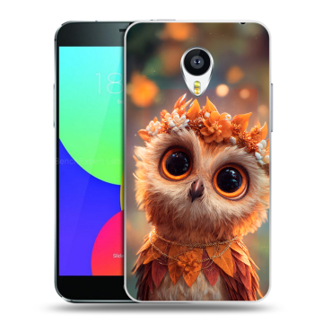 Пластиковый чехол на Meizu MX4 Pro с принтом Милая сова