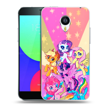 Пластиковый чехол на Meizu MX4 Pro с принтом My little pony Дружба чудо