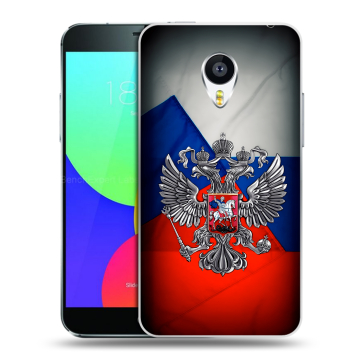 Пластиковый чехол на Meizu MX4 Pro с принтом Флаг России