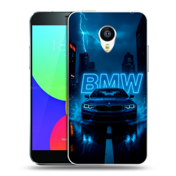 Пластиковый чехол на Meizu MX4 Pro с принтом BMW БМВ