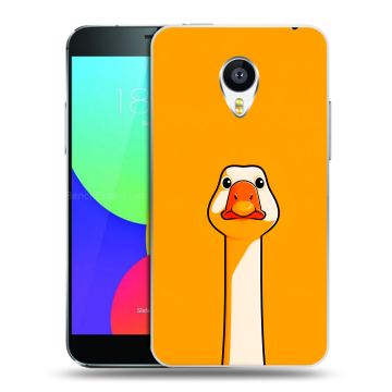 Пластиковый чехол на Meizu MX4 Pro с принтом Смешная утка