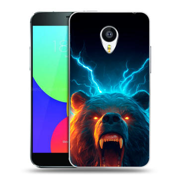 Пластиковый чехол на Meizu MX4 Pro с принтом Медведь