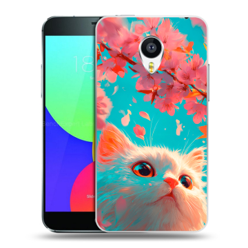 Пластиковый чехол на Meizu MX4 Pro с принтом Красивый кот
