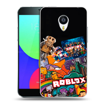 Пластиковый чехол на Meizu MX4 Pro с принтом Roblox Роблокс
