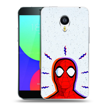 Пластиковый чехол на Meizu MX4 Pro с принтом Spiderman Человек паук