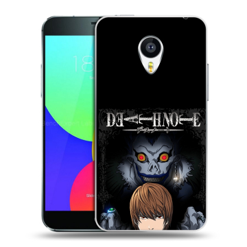 Пластиковый чехол на Meizu MX4 Pro с принтом Death note Тетрадь смерти