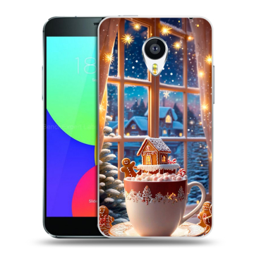 Пластиковый чехол на Meizu MX4 Pro с принтом Новый год