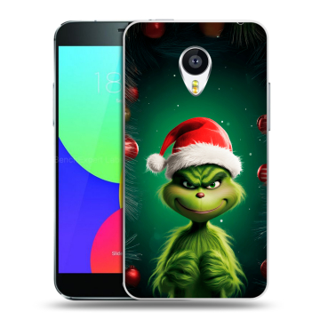 Пластиковый чехол на Meizu MX4 Pro с принтом Гринч Новый год Рождество