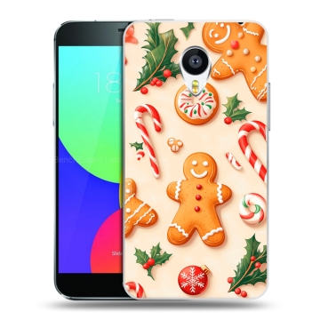 Пластиковый чехол на Meizu MX4 Pro с принтом Новый год