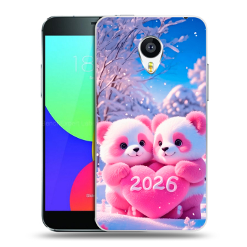 Пластиковый чехол на Meizu MX4 Pro с принтом Новый год