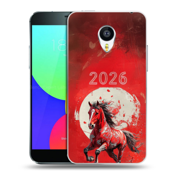 Пластиковый чехол на Meizu MX4 Pro с принтом Новый год
