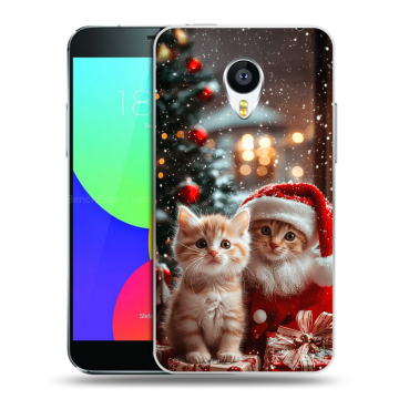 Пластиковый чехол на Meizu MX4 Pro с принтом Новый год