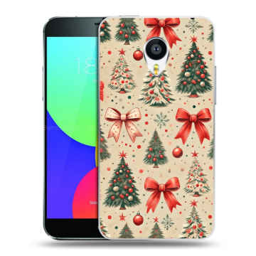 Пластиковый чехол на Meizu MX4 Pro с принтом Новый год