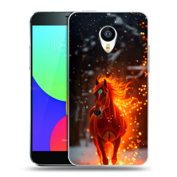 Пластиковый чехол на Meizu MX4 Pro с принтом Новый год