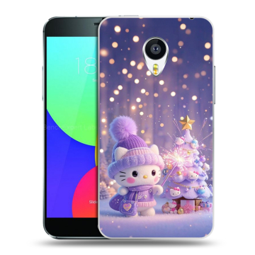 Пластиковый чехол на Meizu MX4 Pro с принтом Новый год