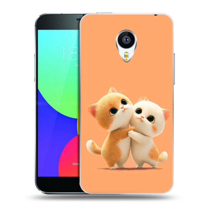 Пластиковый чехол на Meizu MX4 Pro с принтом Милые котики Пластиковый чехол на Meizu MX4 Pro с принтом Милые котики