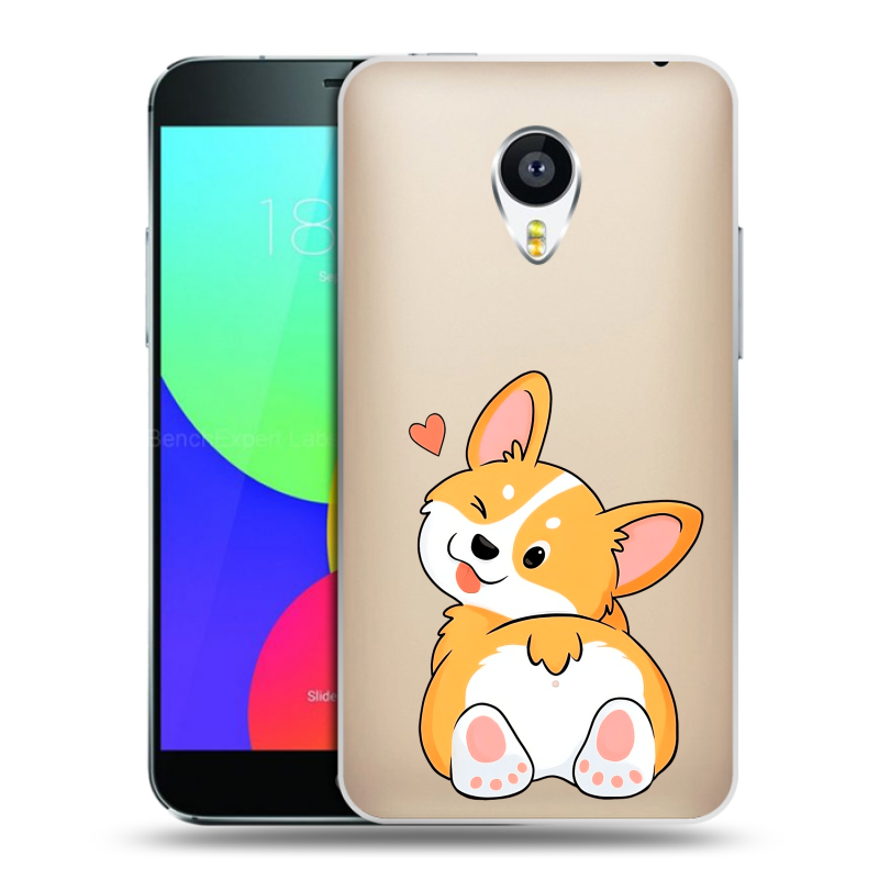 Пластиковый чехол на Meizu MX4 Pro с принтом Корги Пластиковый чехол на Meizu MX4 Pro с принтом Корги