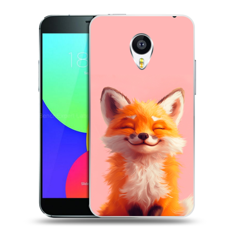 Пластиковый чехол на Meizu MX4 Pro с принтом милая лиса Пластиковый чехол на Meizu MX4 Pro с принтом милая лиса