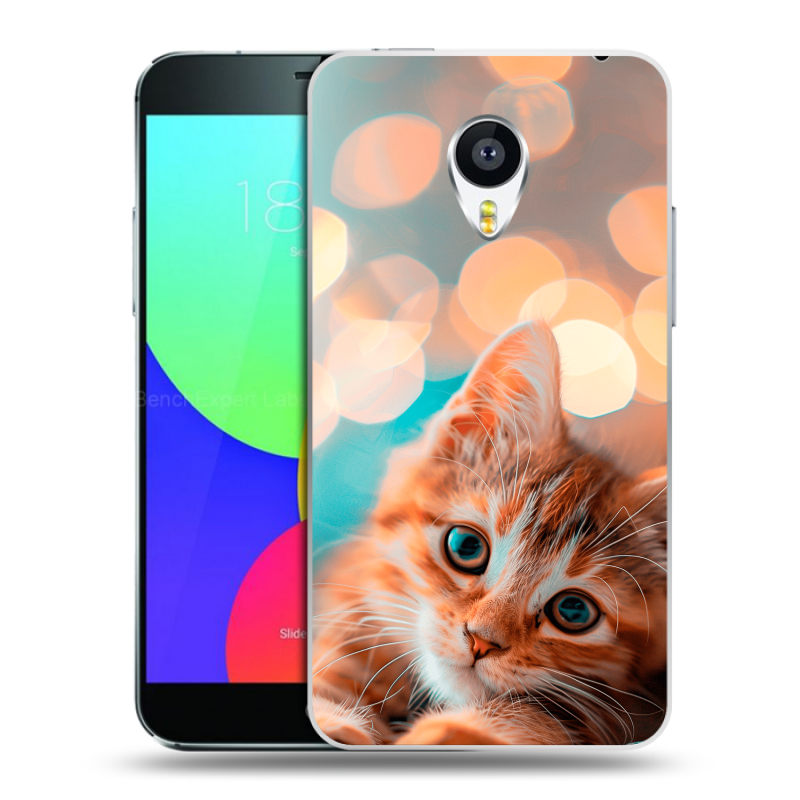Пластиковый чехол на Meizu MX4 Pro с принтом котик Пластиковый чехол на Meizu MX4 Pro с принтом котик