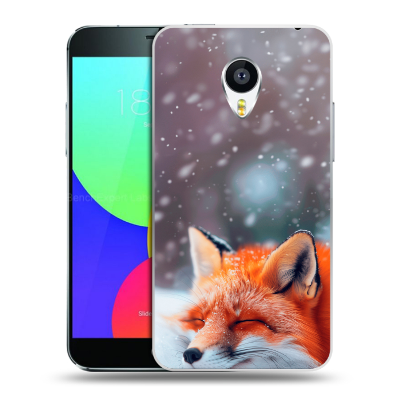 Пластиковый чехол на Meizu MX4 Pro с принтом лиса Пластиковый чехол на Meizu MX4 Pro с принтом лиса