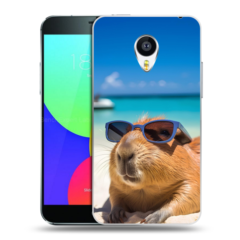 Пластиковый чехол на Meizu MX4 Pro с принтом Капибара Пластиковый чехол на Meizu MX4 Pro с принтом Капибара