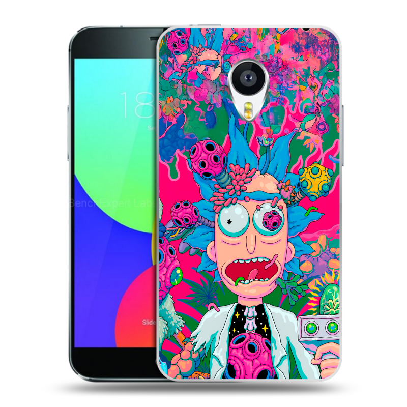 Пластиковый чехол на Meizu MX4 Pro с принтом Рик и Морти Rick Morty Пластиковый чехол на Meizu MX4 Pro с принтом Рик и Морти Rick Morty